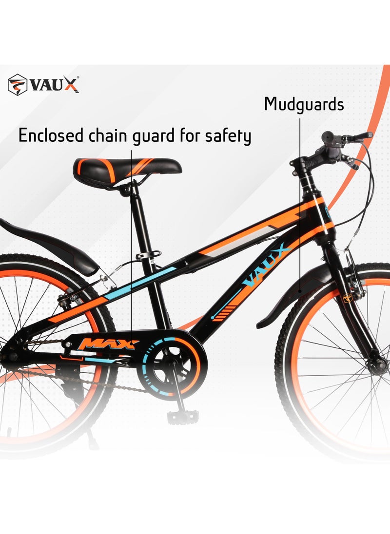 Vaux Max Kids Road Bike for 6-14 Years Boys And Girls, Adjustable Seat, 24 Inch Side Stand - Orange - pzsku/ZD7BD5F36DD1DF406BE4BZ/45/_/1723808377/39f34f5e-7125-4d30-ae6b-fb19084c8f14