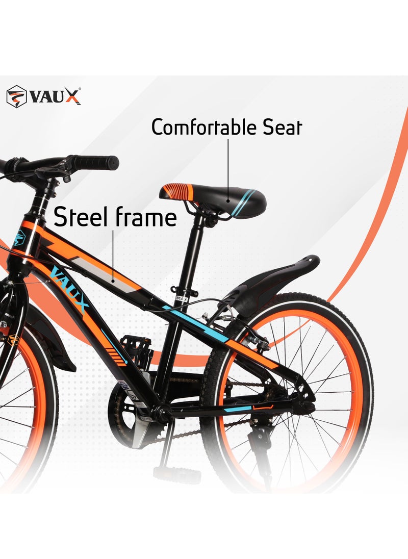 Vaux Max Kids Road Bike for 6-14 Years Boys And Girls, Adjustable Seat, 24 Inch Side Stand - Orange - pzsku/ZD7BD5F36DD1DF406BE4BZ/45/_/1723808397/620b0558-55ea-4acc-99e2-a4f5f86377b3