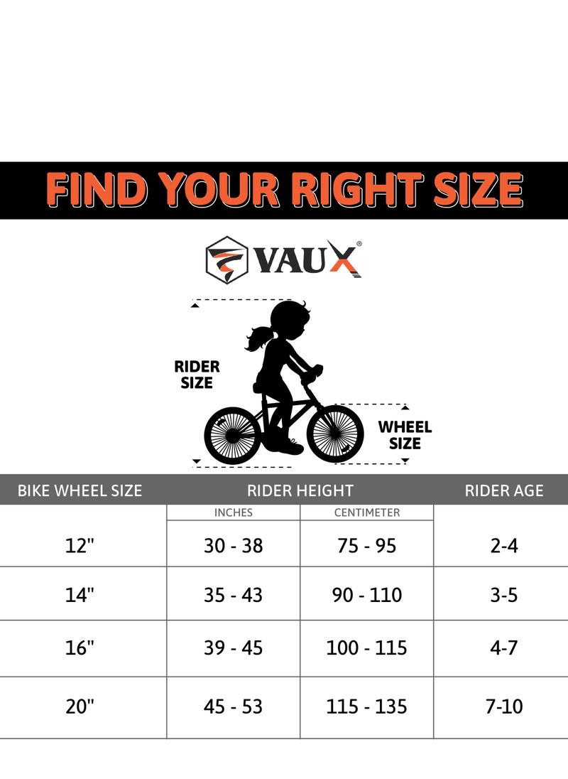 Vaux Max Kids Road Bike for 6-14 Years Boys And Girls, Adjustable Seat, 24 Inch Side Stand - Orange - pzsku/ZD7BD5F36DD1DF406BE4BZ/45/_/1723808469/8085fa29-2dc4-4dd3-90bd-9cfb11df9c9e