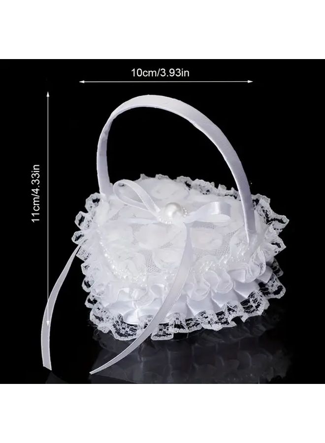 Model 5961 F Wedding Ring Box Flower Boy Hand Carry For Halloween Christmas Party - Image 4
