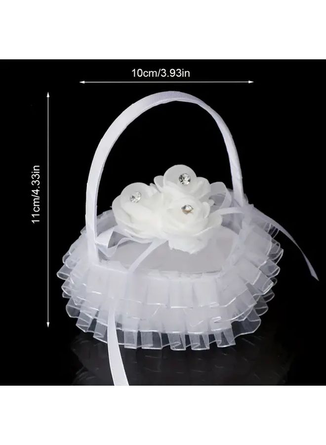 Model 5961 F Wedding Ring Box Flower Boy Hand Carry For Halloween Christmas Party - Image 3