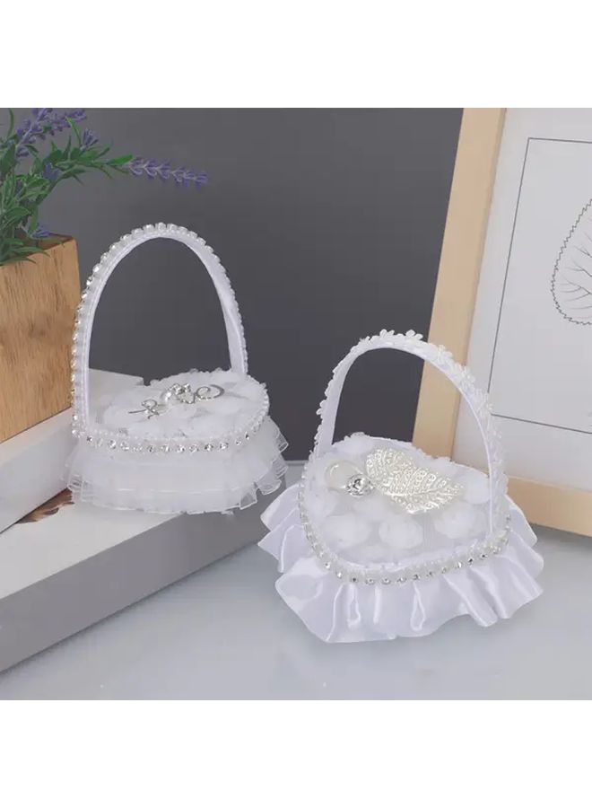 Model 5961 F Wedding Ring Box Flower Boy Hand Carry For Halloween Christmas Party - Image 1