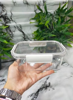 3-in-1 Clear Acrylic Set – High Quality with 3 Sizes: 1100 ml, 800 ml, and 460 ml for Organized Storage D
