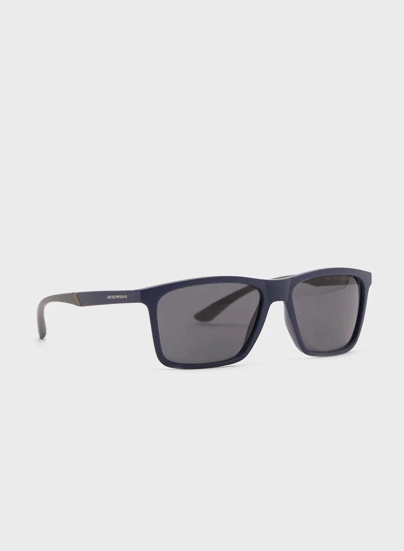 EMPORIO ARMANI 0Ea4170 Wayfarer Sunglasses