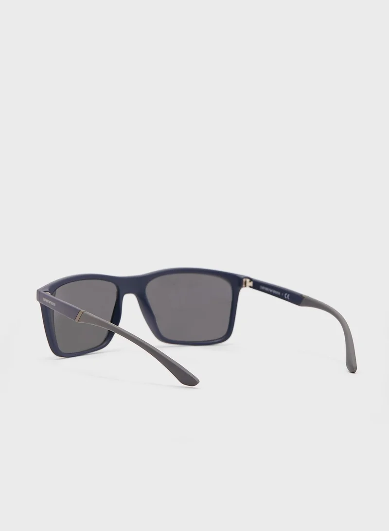 EMPORIO ARMANI 0Ea4170 Wayfarer Sunglasses