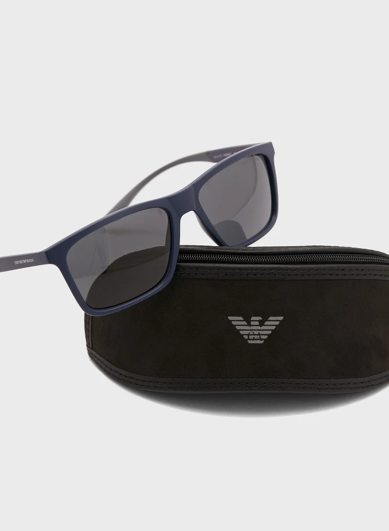 EMPORIO ARMANI 0Ea4170 Wayfarer Sunglasses