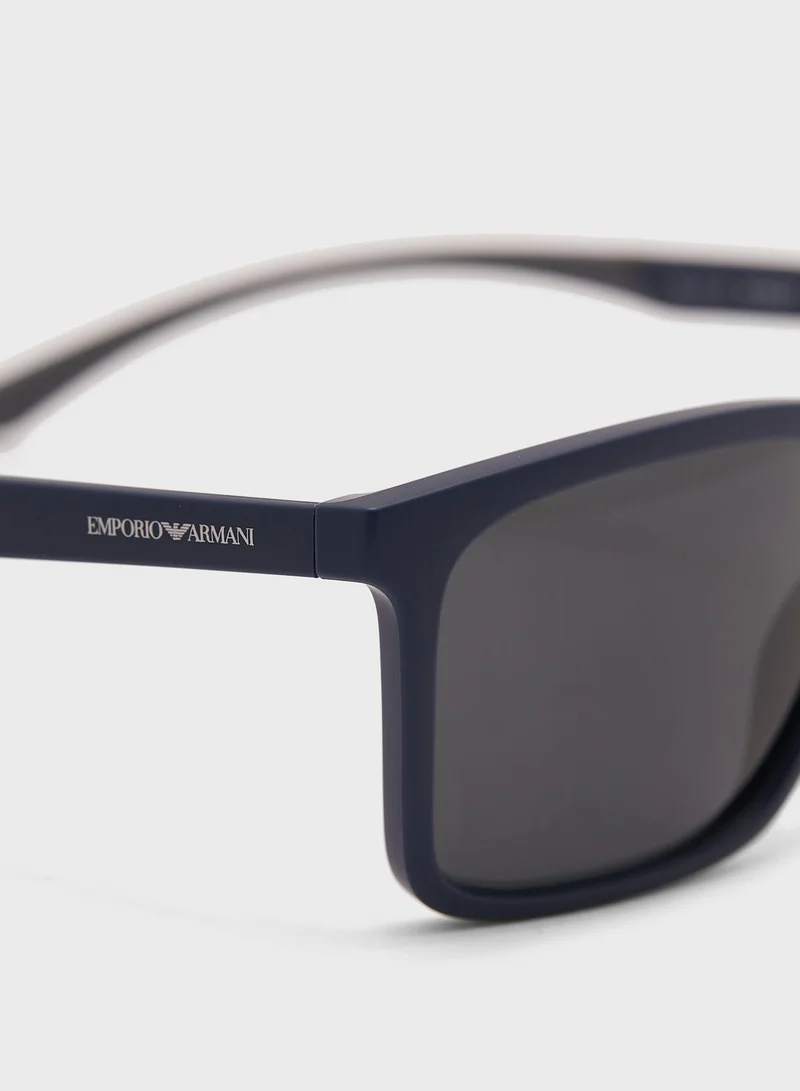 EMPORIO ARMANI 0Ea4170 Wayfarer Sunglasses
