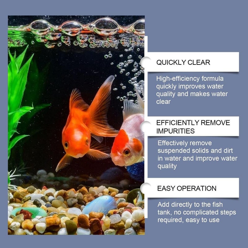 Scentora Aquatic Remedies Aquaria Clear - 120ml | Suitable for Fresh Water | Cloudy Water Remover for Crystal Clear Aquarium Water Purifier (120ml) - Image 4