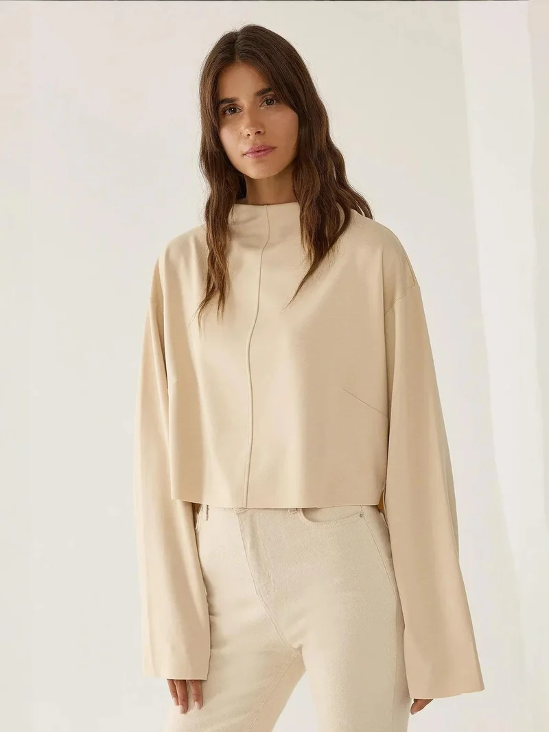 HICCUP Comfort Fit Stitch Detailed Blouse
