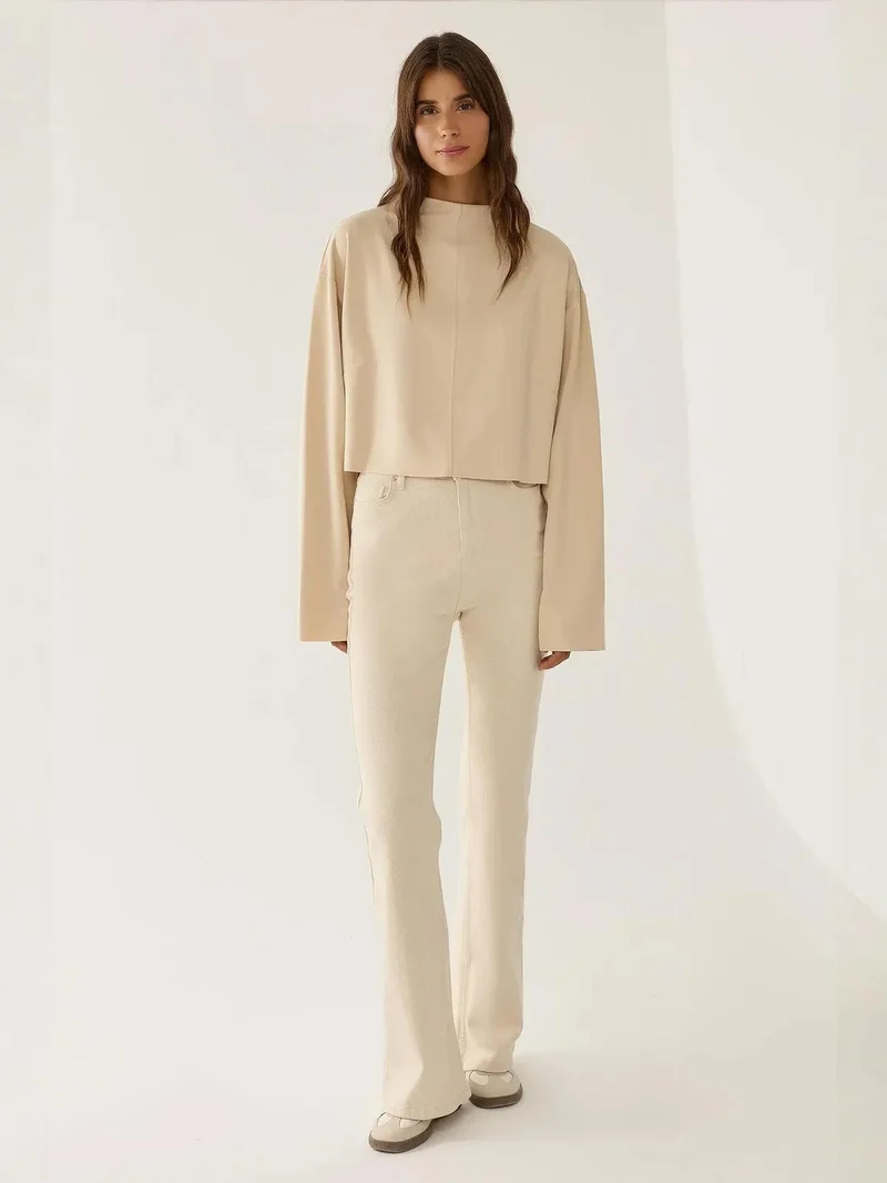 HICCUP Comfort Fit Stitch Detailed Blouse