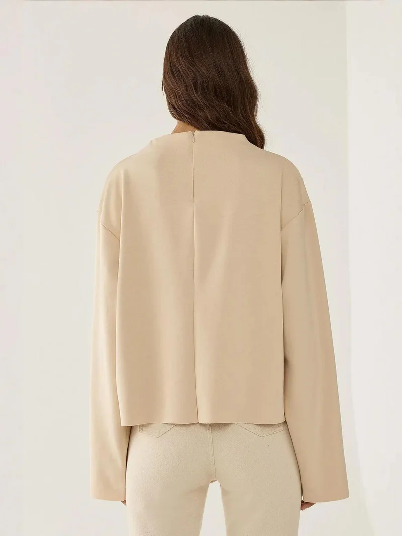 HICCUP Comfort Fit Stitch Detailed Blouse