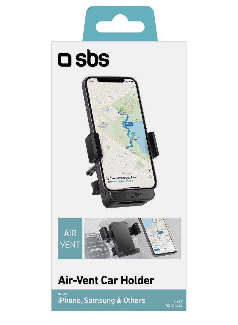 SBS حامل هاتف عالمي للسيارة للهواتف المحمولة والهواتف الذكية وiPhone 14 و14 Plus و14 Pro و14 Pro Max وiPhone 13 Pro و13 Pro Max وSamsung وHuawei وOppo وHonor وغيرها حتى 5.5 بوصة - Image 2