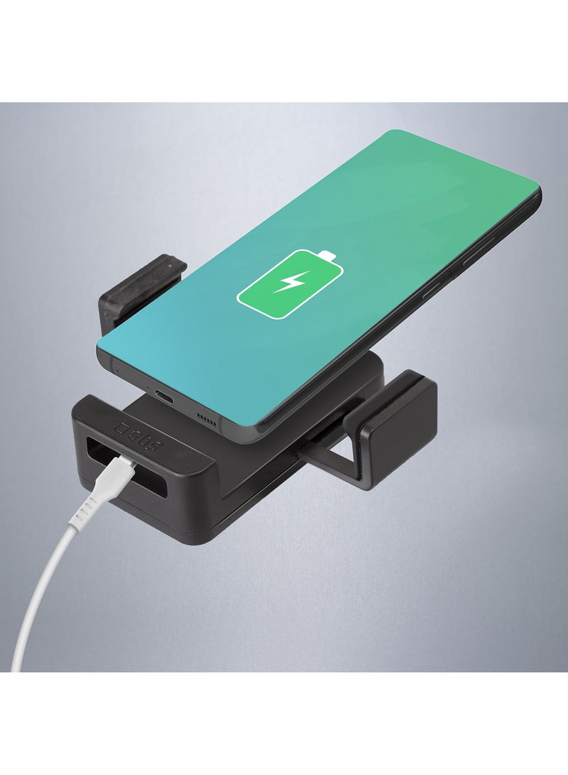 SBS حامل هاتف عالمي للسيارة للهواتف المحمولة والهواتف الذكية وiPhone 14 و14 Plus و14 Pro و14 Pro Max وiPhone 13 Pro و13 Pro Max وSamsung وHuawei وOppo وHonor وغيرها حتى 5.5 بوصة - Image 4