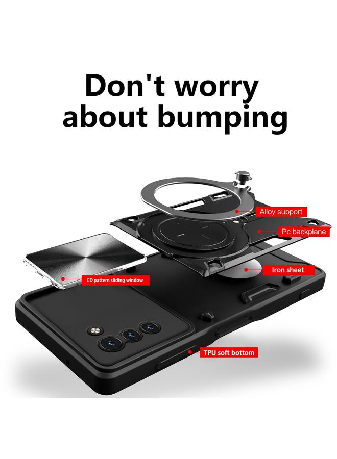 اس-توب جراب لهاتف Nokia G21 CD بتصميم منزلق مزود بحامل مغناطيسي - Image 3