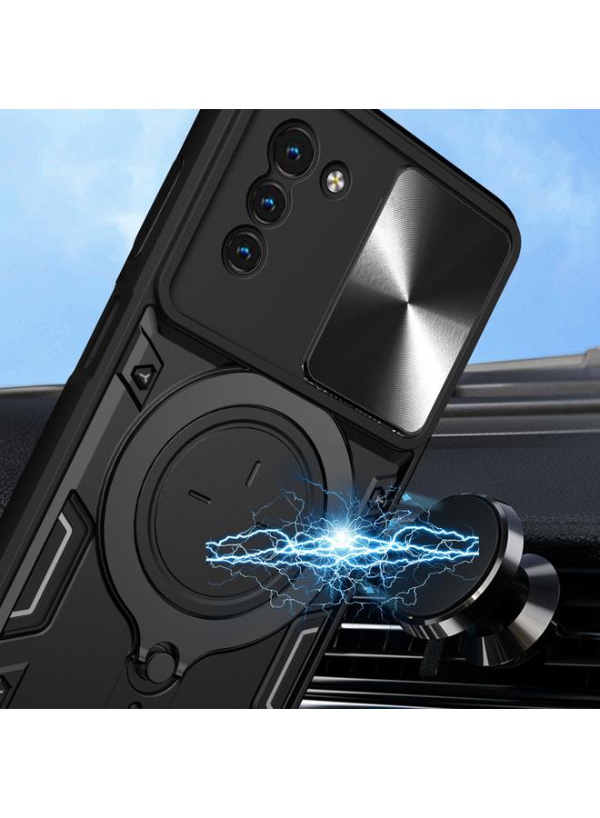 اس-توب جراب لهاتف Nokia G21 CD بتصميم منزلق مزود بحامل مغناطيسي - Image 4