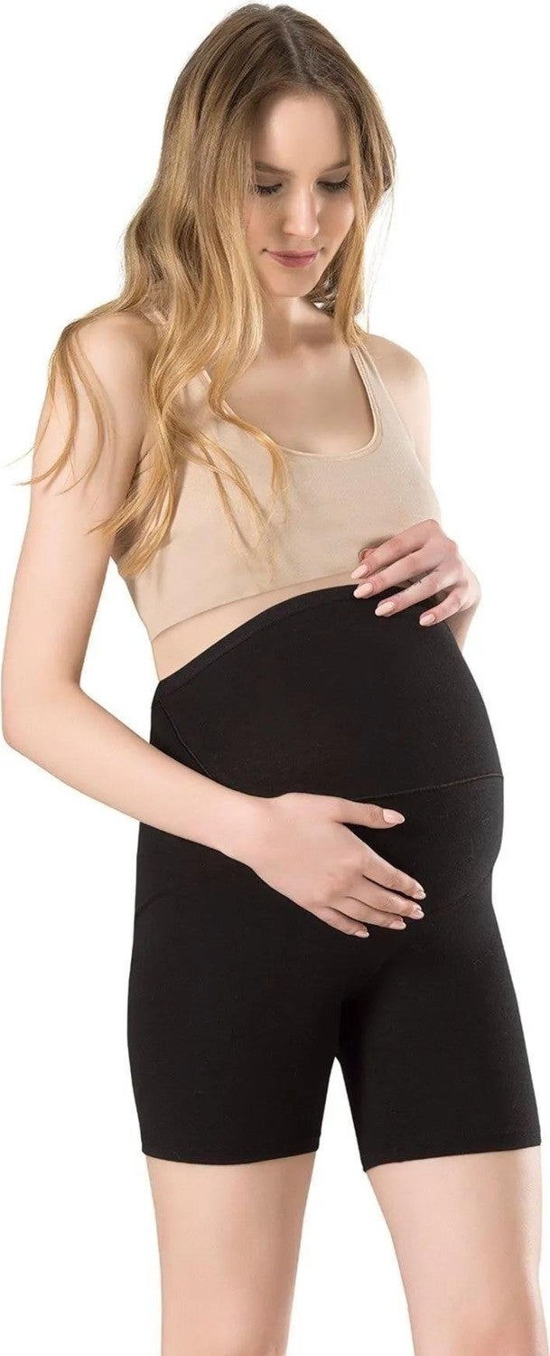 Arma Yıldız Arma Star Maternity Boxer Shorts Black Cotton Lycra - Image 3