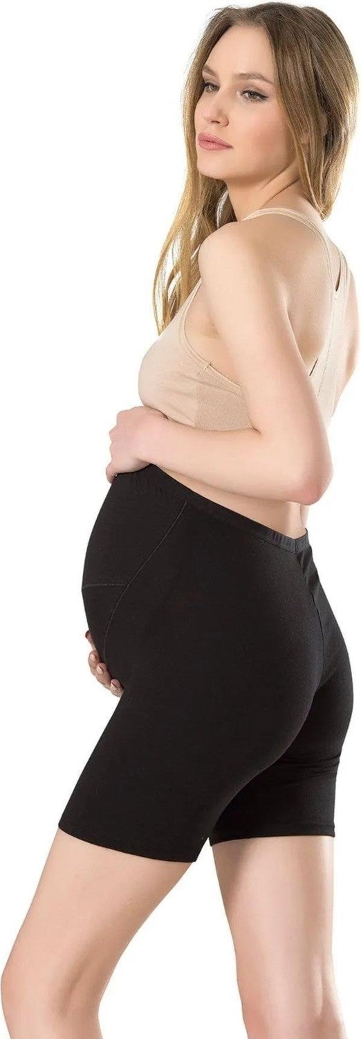 Arma Yıldız Arma Star Maternity Boxer Shorts Black Cotton Lycra - Image 2