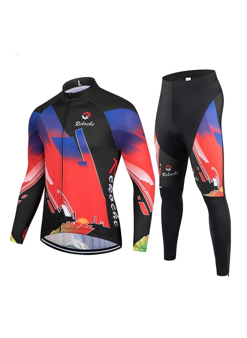 KUYING Outdoor Mountain Bike Road Bike Riding Suit Set 