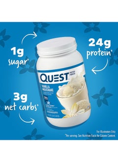 Quest Nutrition Vanilla Milkshake Protein Powder  - Image 2