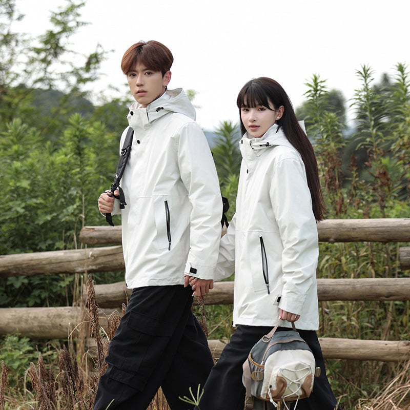 Men And Women With The Same Style Couple Three-In-One Assault Clothing Three-Proof Technology Coat And Winter Outdoor Cycling Waterproof Windproof - Image 4