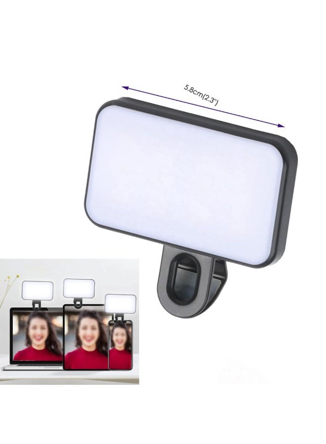 Mini LED Photography Light Rechargeable with Phone Clip . - Image 1