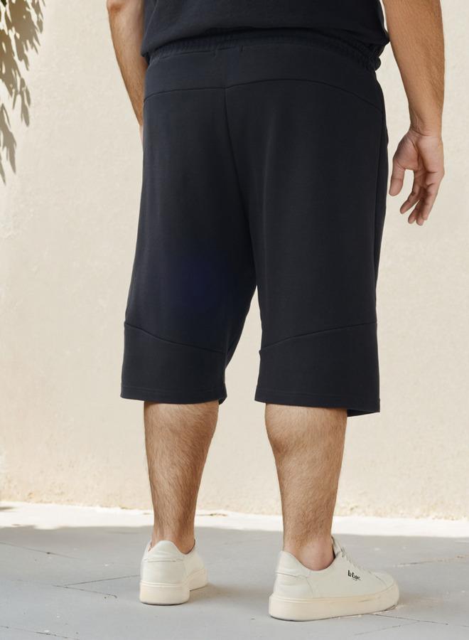 سبلاش فيڤ شورتات بخصر مرن مقاس كبير بقصة عادية - Image 3