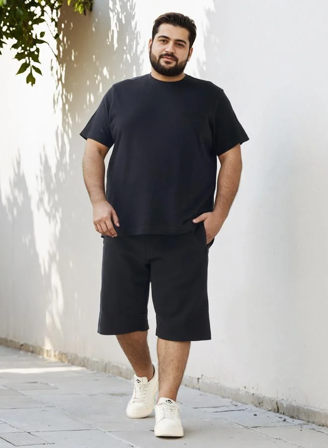 Splash FAV Plus Size Regular Fit Flexi Waist Shorts