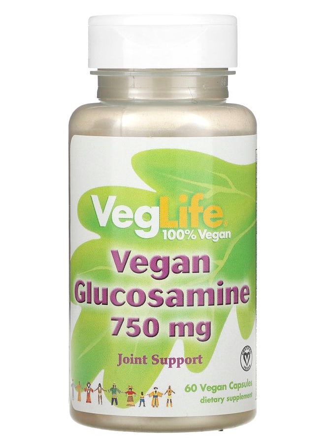 Veglife - Vegan Glucosamine 750 mg  60 Vegan Capsules - Image 1