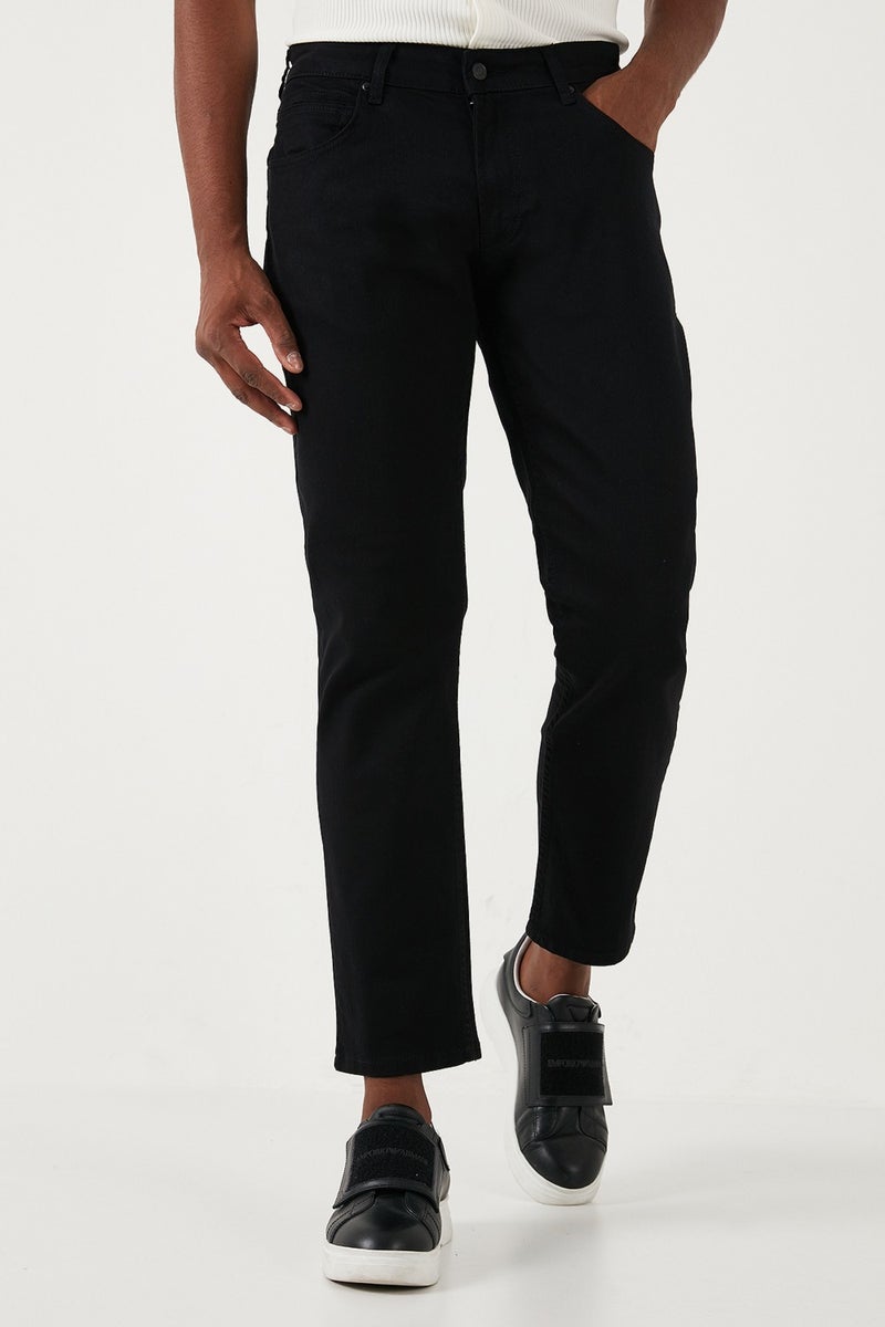 Buratti Stretch Cotton Regular Fit Normal Waist Straight Leg Jeans Men's Jeans 2210S01PARMA  - Image 4