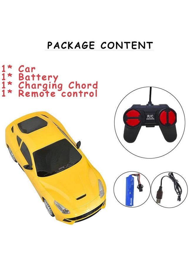 WISHKEY Plastic Realistic & Classy Modern Design High Speed Rechargeable Remote Control Racing Car, RC Vehicle Toy for Kids (Pack of 1, Multicolor) - Image 3