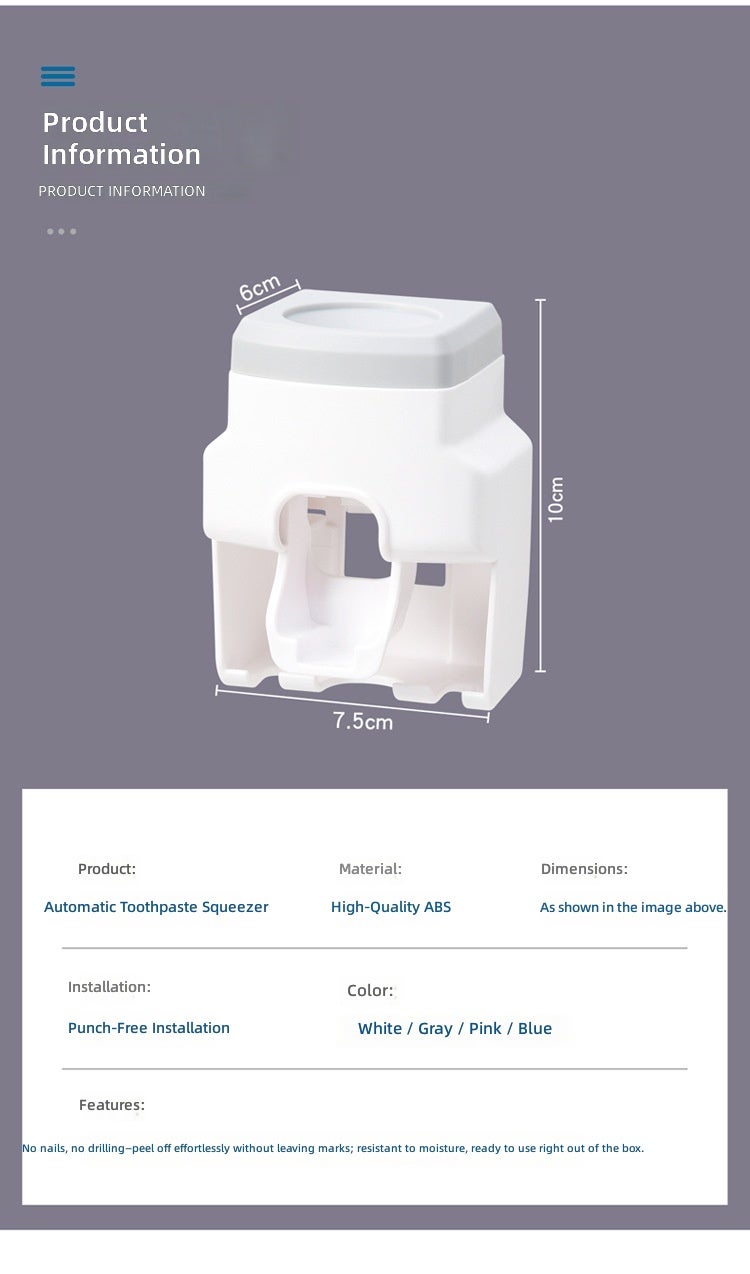 Best-Selling Nordic Blue Toothpaste Squeezer - Practical Home & Bathroom  Accessory - Image 5