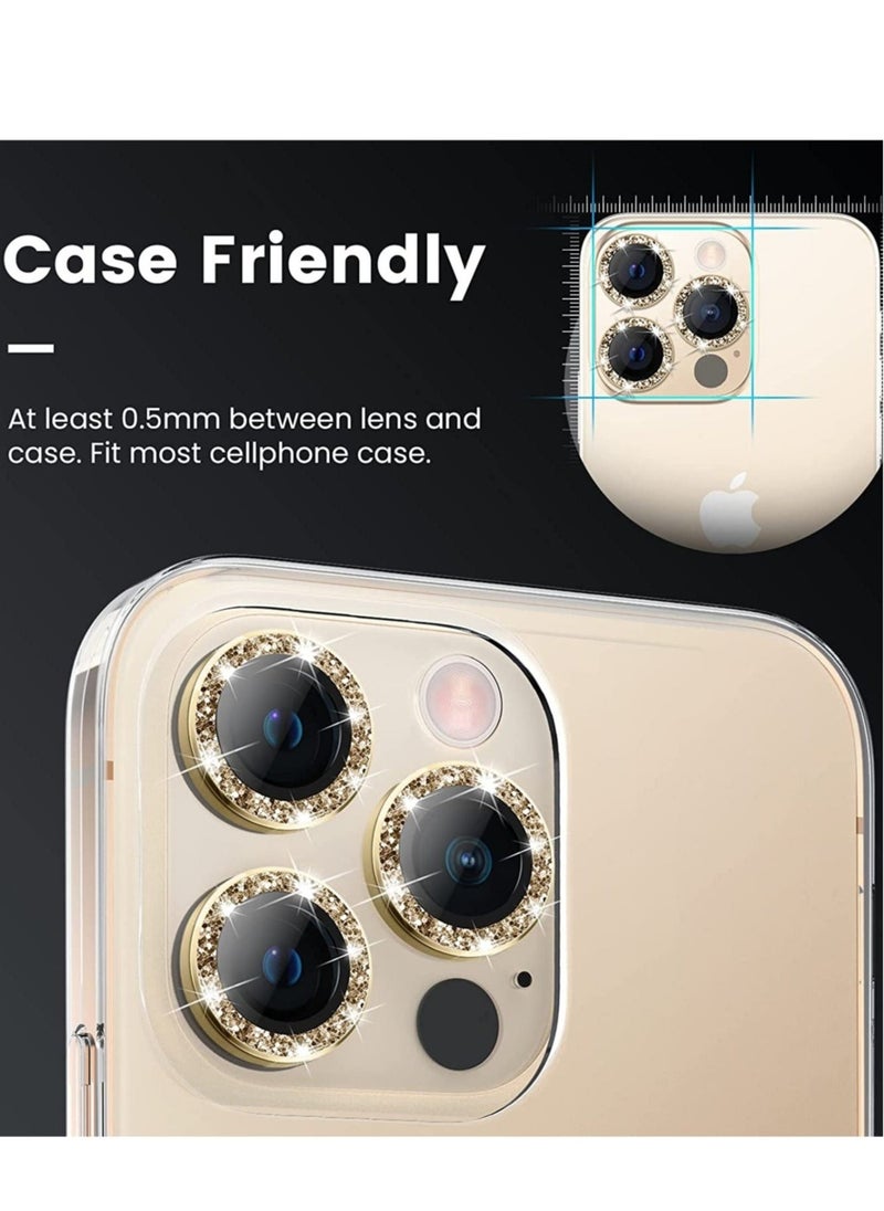 iPhone 14 Pro - iPhone 14 Pro Max Camera Lens Protector, 9H Tempered Glass Camera Cover Screen Protector Metal Individual Ring for iPhone 14 Pro 6.1 inch /14 ProMax 6.7 inch 2022