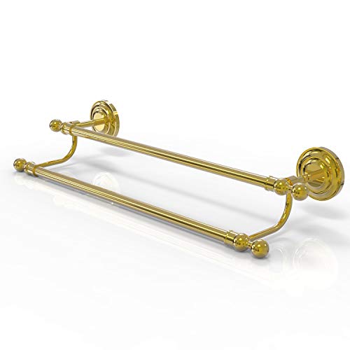 Allied Brass QN-72/24 Que 24 Inch Double Towel Bar, Polished Brass - Image 3