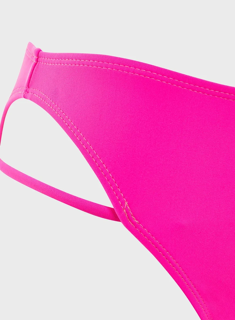 Coconut Cove Joanne Strap Detail Halter Neck Bikini Set