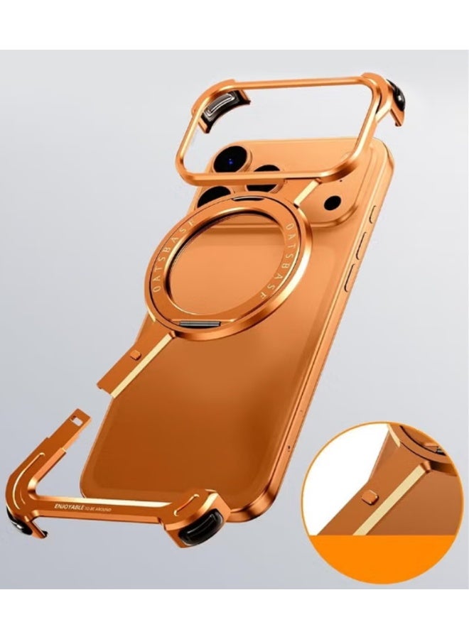 Oatsbasf Z Case For iPhone 17 Pro Max, aluminum alloy bumper frame, MagSafe Compatible with 2 Pack Privacy Screen Protector, 360° rotation KickStand Ring for horizontal/vertical viewi ng angles |  WIDGETS MATRIX - Image 1