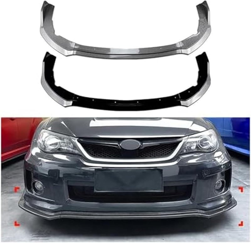 Wivplex Front Bumper Lip Splitter for Subaru WRX STI 2011-2014 - Image 5