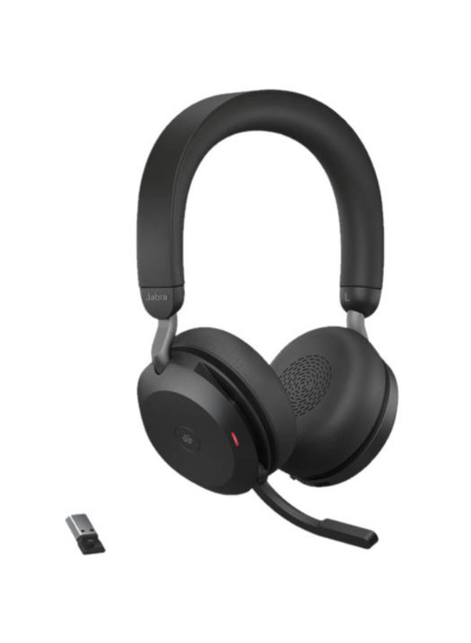 Jabra Evolve2 75 Stereo MS (USBA) Bluetooth Stand Black - Image 2