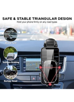 HM2A Car Phone Holder Stand for Dashboard Windshield Air Vent Car Mount for iPhone 14 Pro Max Plus Samsung most Phones  - Image 4