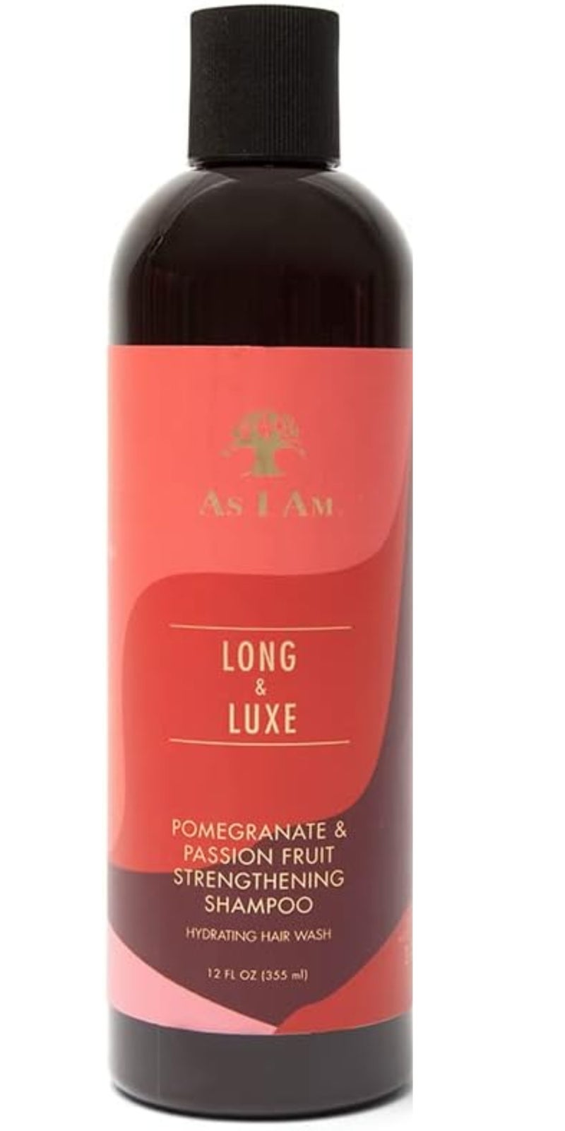 AS I AM Long & Luxe Pomegranate & Passion Fruit Strengthening Shampoo 355 ML