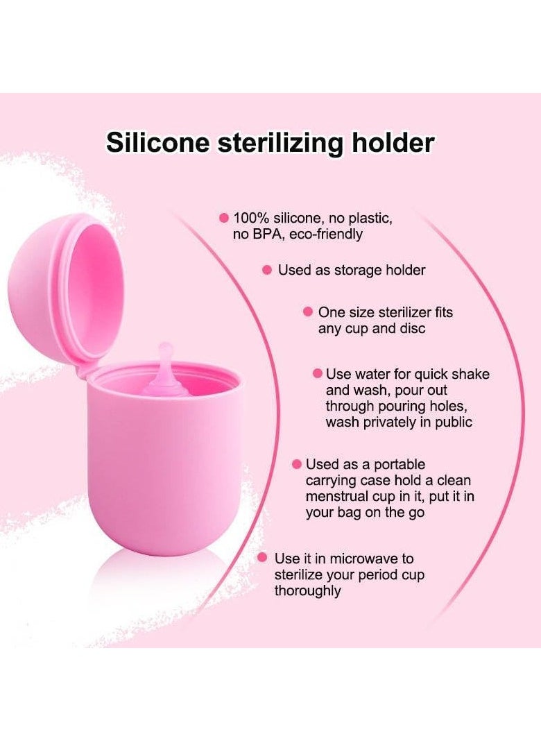 Feminy - Feminy Menstrual Cup With Silicone Sterilizer Cup Or Cup Holder - Image 1