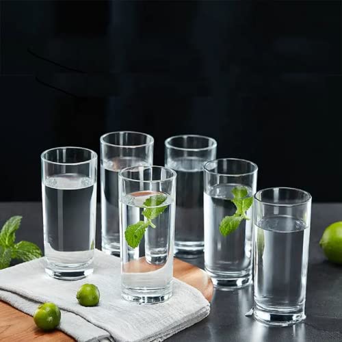 Vilon Italian Premium Jug Set of 1 with Stylish Glasses for Serving Water, Juice, Cold Drinks, and Other Drinking Bavrage, 6 Water Glass 280 Ml, Jug 1100 Ml, Color- Transparent, Clear - Image 2