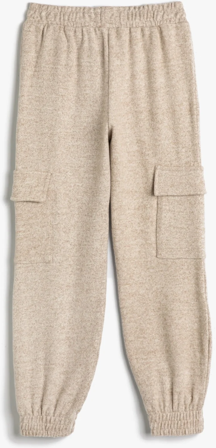 KOTON Basic Jogger Sweatpants with Pocket Detail and Elastic Waist