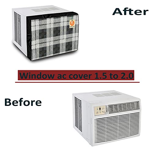 KANUSHI Plastic Industries 100% Waterproof And Dustproof Window Front Ac Cover 1.5 To 2.0 Ton Capacity (Ac-Win-Front-W.F-Nw-New-01) - Image 3