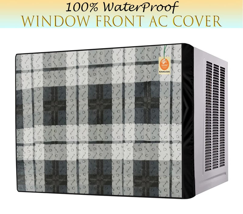 KANUSHI Plastic Industries 100% Waterproof And Dustproof Window Front Ac Cover 1.5 To 2.0 Ton Capacity (Ac-Win-Front-W.F-Nw-New-01) - Image 2