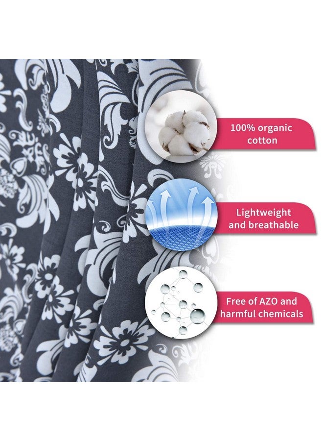 UHINOOS Nursing Coverinfinity Soft Breastfeeding Cotton For Babies With No See Through Cotton For Mother Nursing Apron For Breastfeeding (Grey) - Image 4