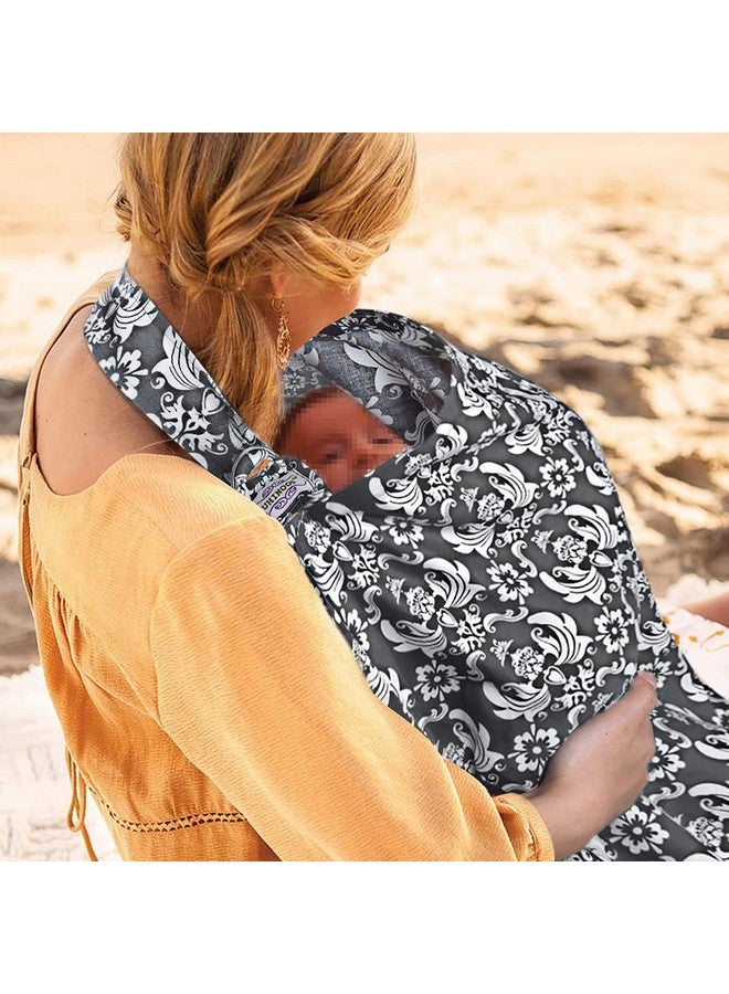 UHINOOS Nursing Coverinfinity Soft Breastfeeding Cotton For Babies With No See Through Cotton For Mother Nursing Apron For Breastfeeding (Grey) - Image 2