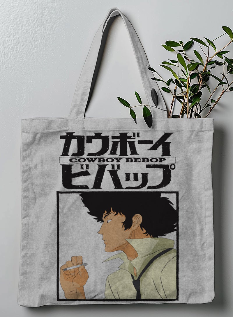 لوحة حقيبة يد بأحزمة كتف من البوليستر بتصميم أنمي كاوبوى بيبوب - Image 1