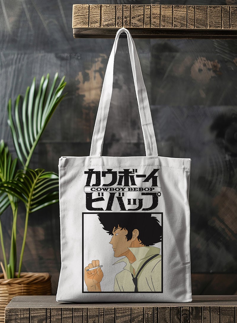 لوحة حقيبة يد بأحزمة كتف من البوليستر بتصميم أنمي كاوبوى بيبوب - Image 3