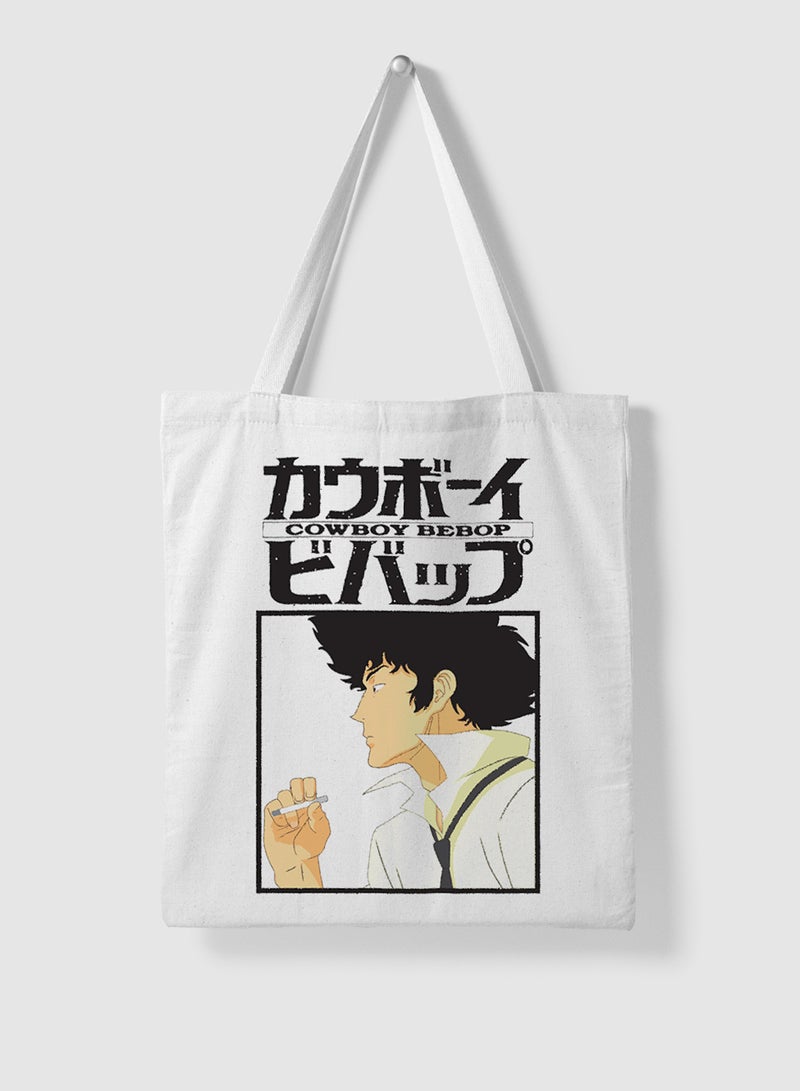 لوحة حقيبة يد بأحزمة كتف من البوليستر بتصميم أنمي كاوبوى بيبوب - Image 4