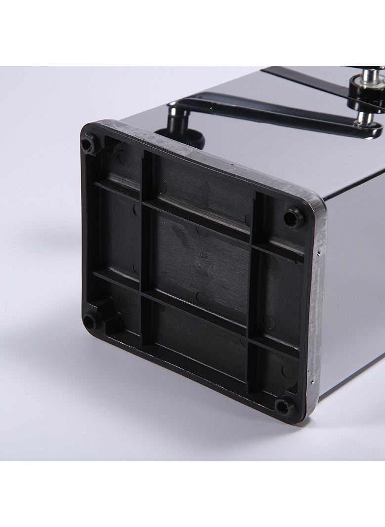 Generic Stainless Steel Home Hand Crank Ice Crusher Penguin Hand Shaved Ice Machine Mini Small Smoothie Machine  - Image 3